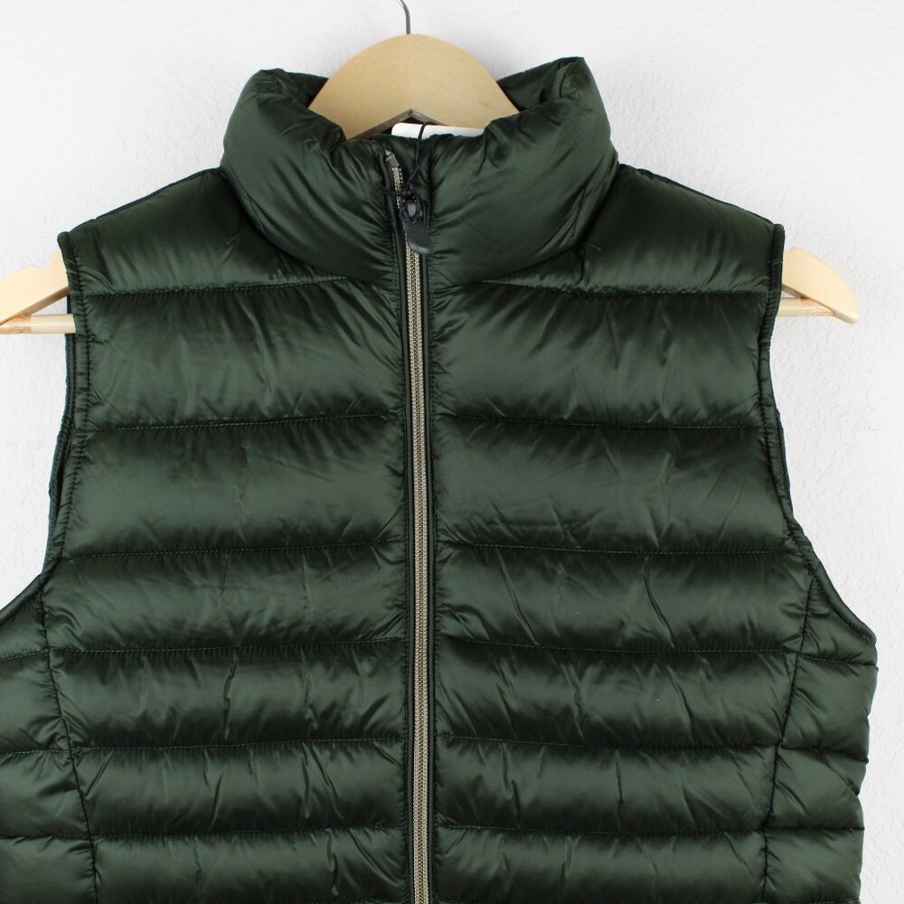 NWT Save The Duck Lynn Layering Up Warm Vest, Pine Green, XS, Animal-free Down - Picture 8 of 13